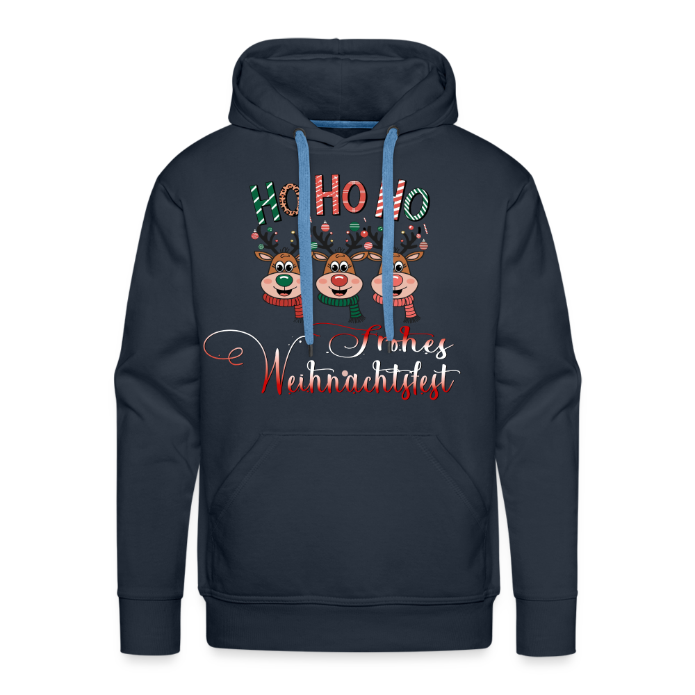 Frohes Weihnachtsfest Premium Hoodie - Navy
