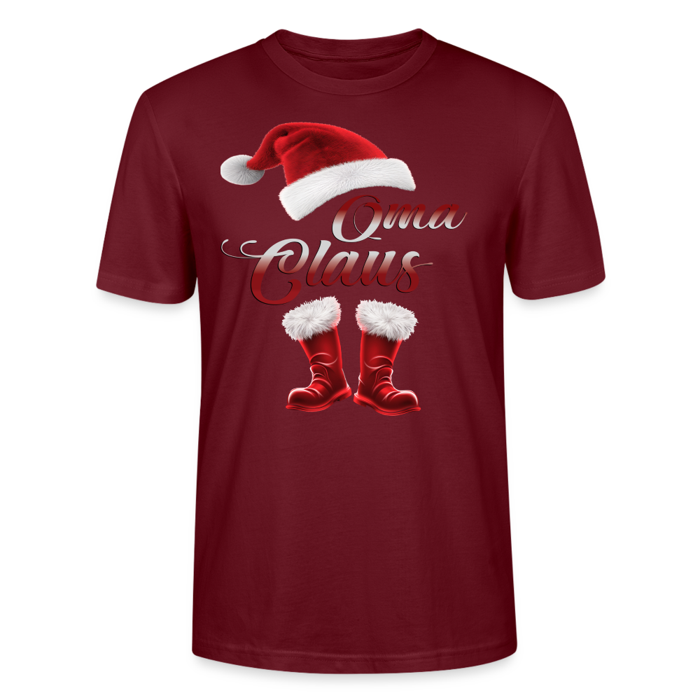 Oma Claus T-Shirt - Burgunderrot