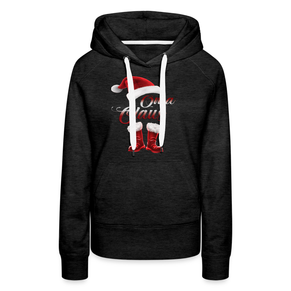 Oma Claus Premium Hoodie - Anthrazit