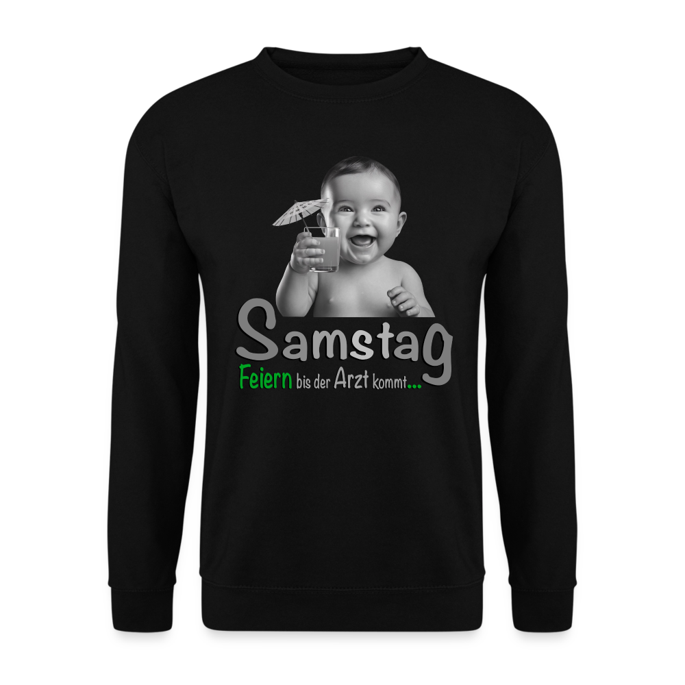 Der coole Pulli für Samstag - Schwarz