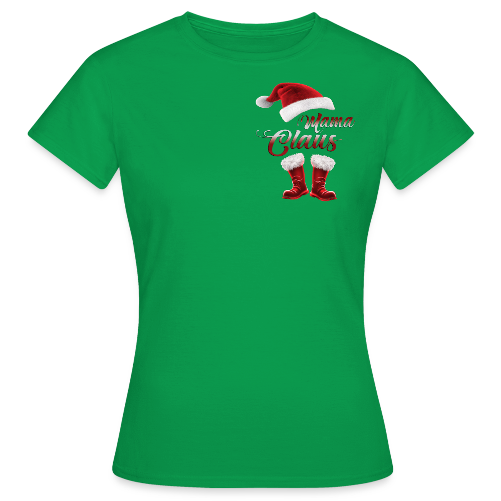 Santa „Mama“ Claus Shirt 🎅🎄 – Festlicher Style für die ganze Familie - Kelly Green