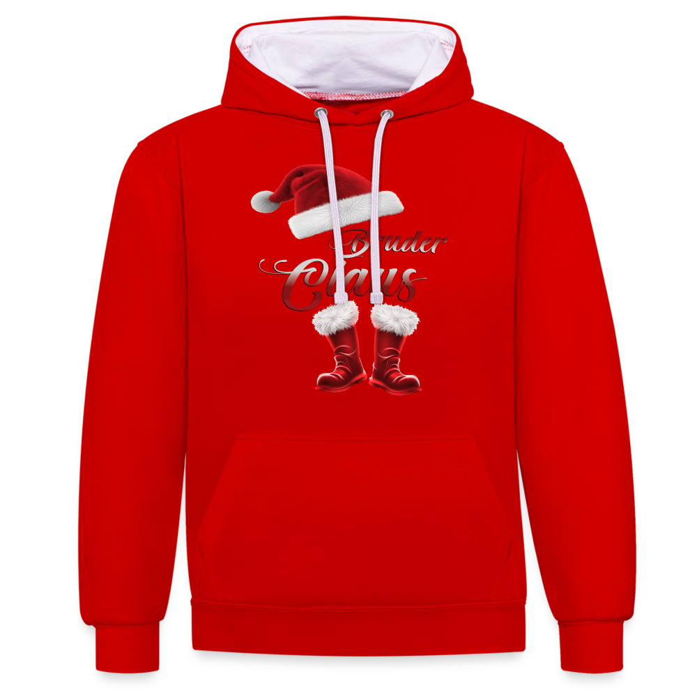Bruder Claus Hoodie - Rot/Weiß