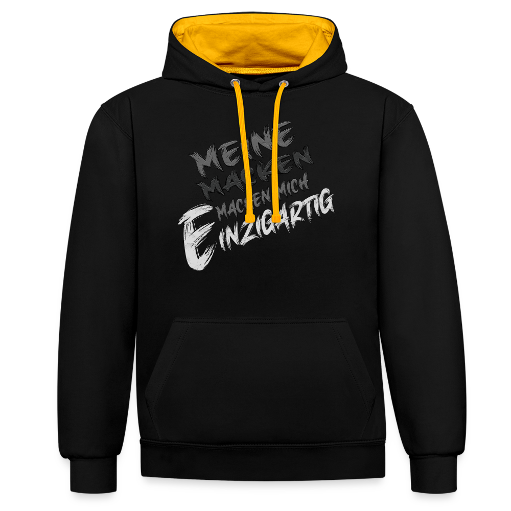 Einzigartige Macken - Schwarz/Gold