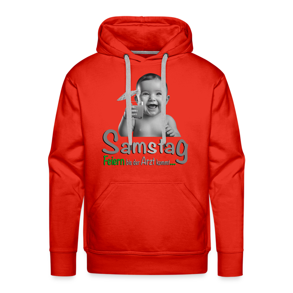 Der coole Hoodie für Samstag - Rot