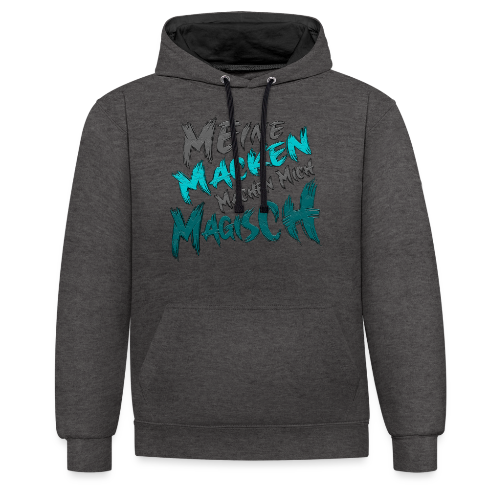 Magische Macken Hoodie - Anthrazit/Schwarz