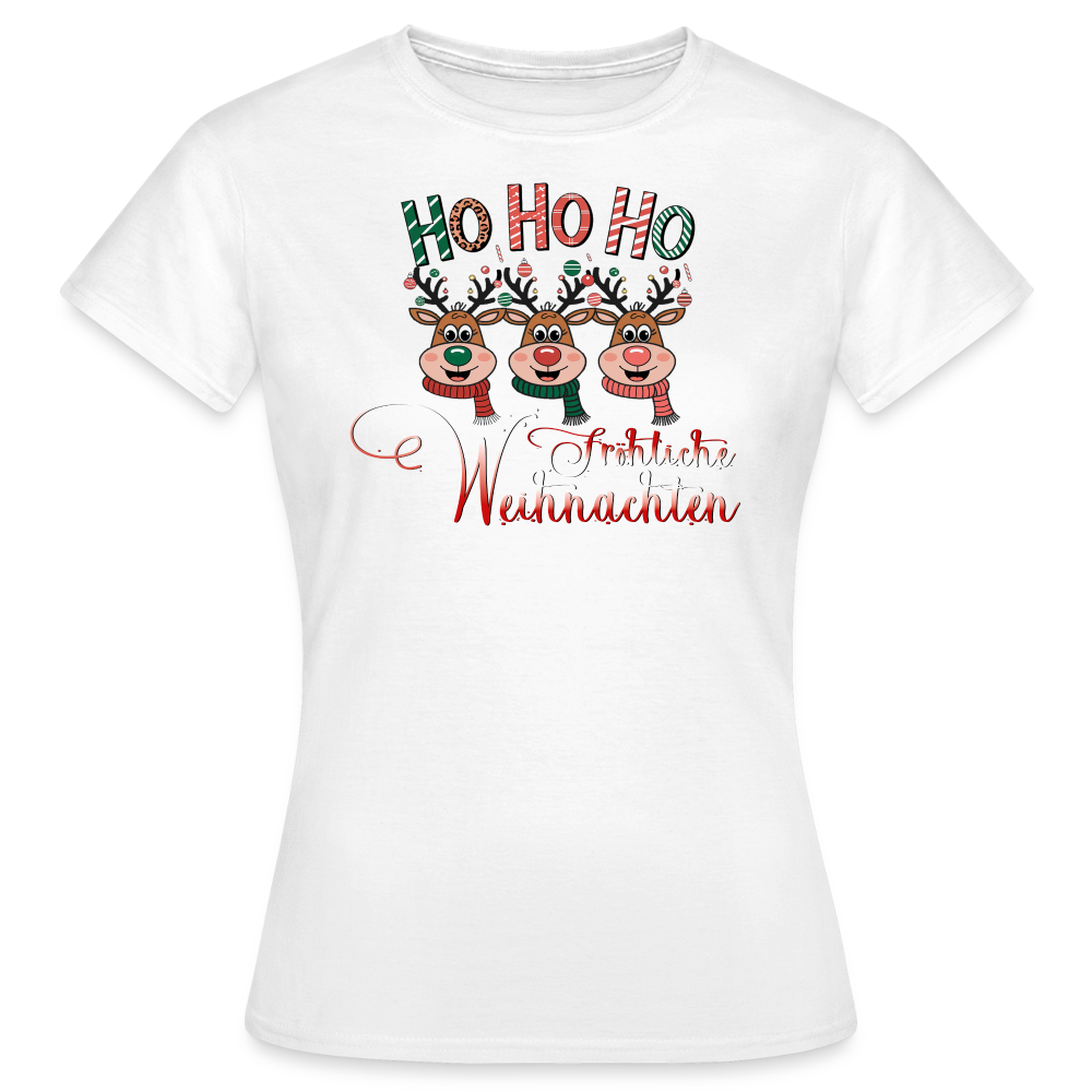 Fröhliche Weihnachten T-Shirt - Weiß