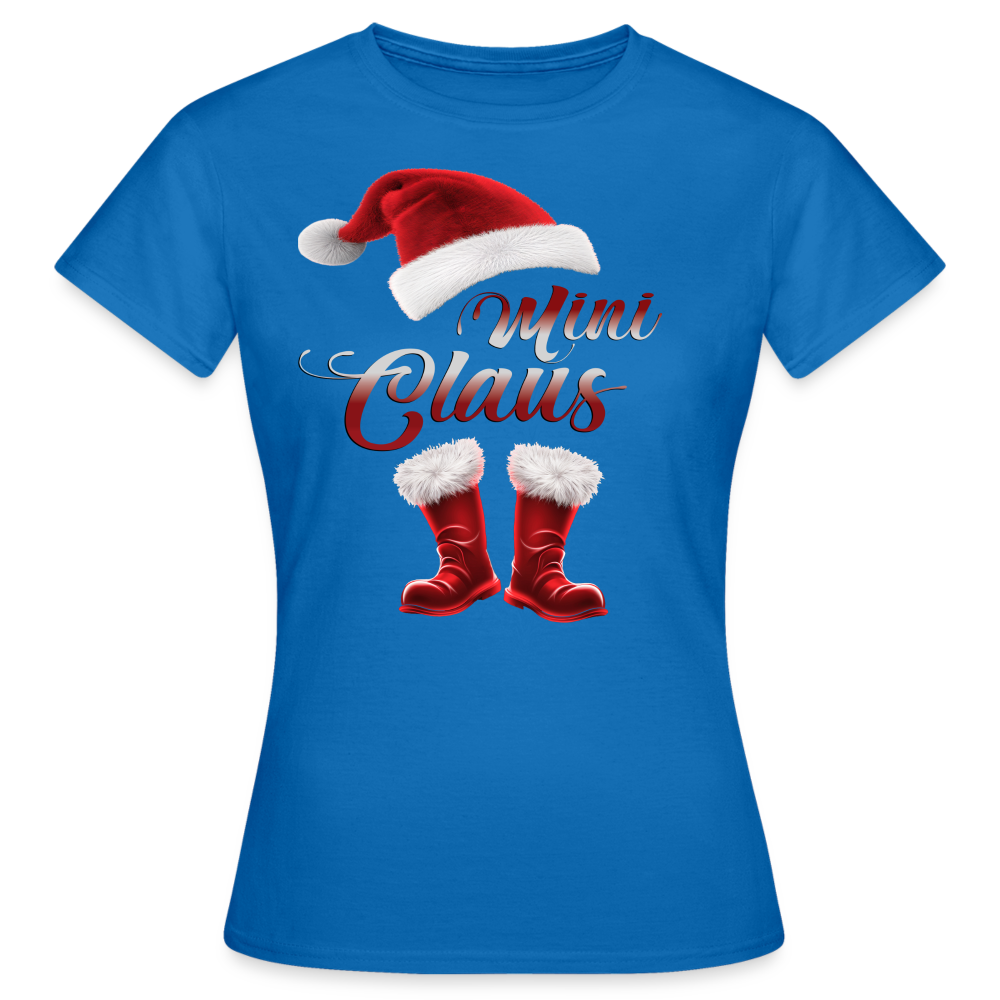 Mini Claus T-Shirt - Royalblau