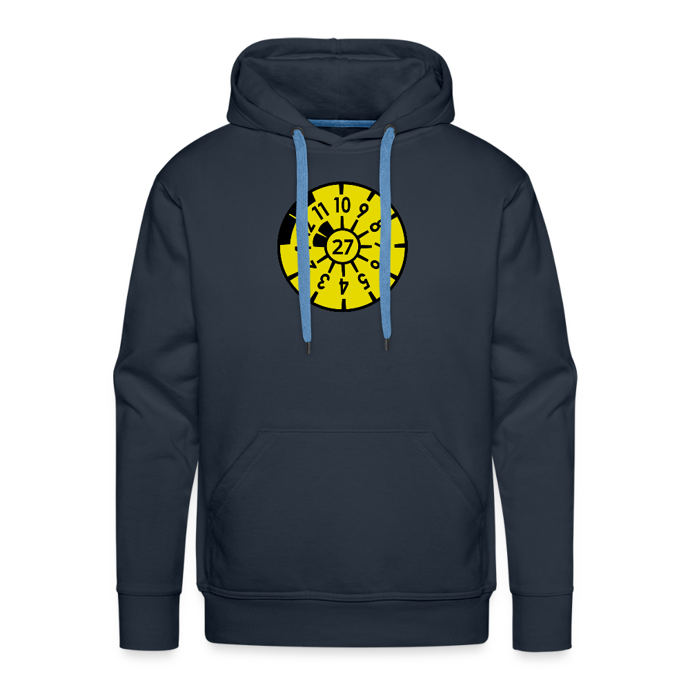 Lustiger TÜV-Plaketten Hoodie – Das Must-have für jeden Autofan - Navy