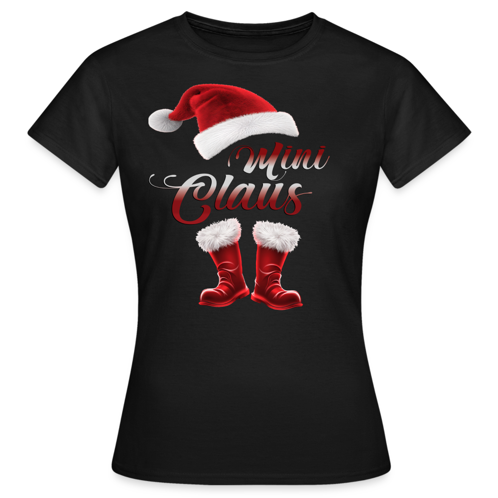 Mini Claus T-Shirt - Schwarz