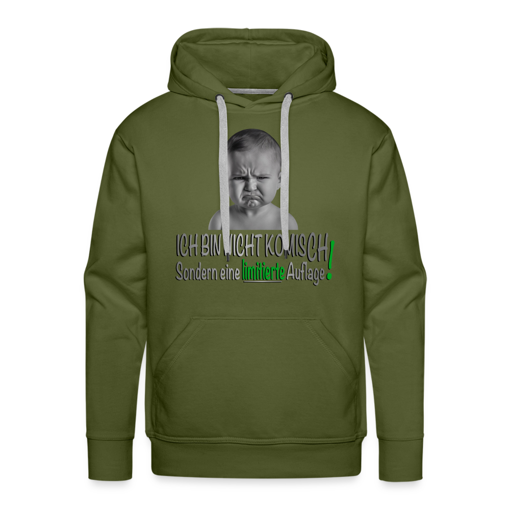 Ich bin nicht komisch Premium Hoodie - Olivgrün