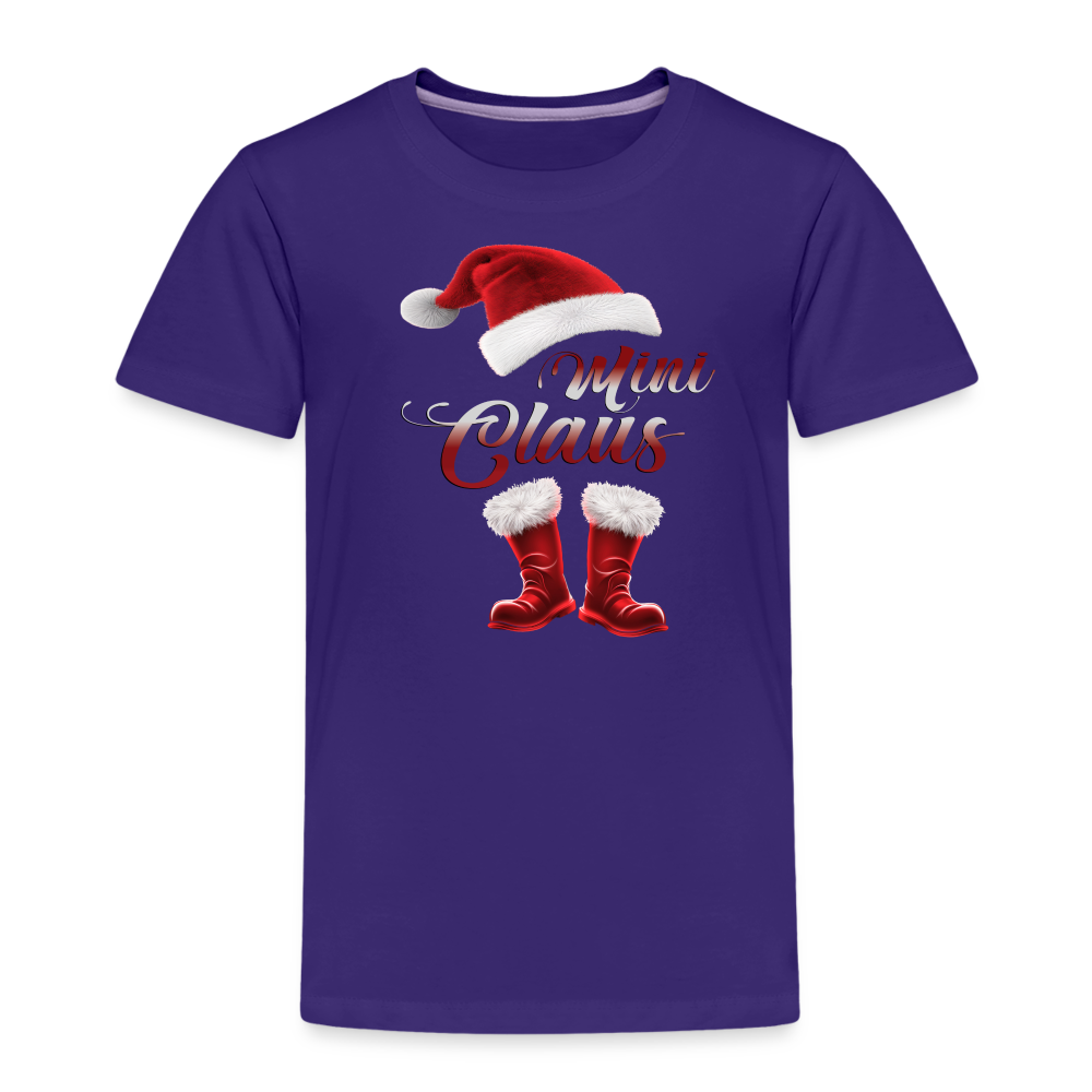 Mini Claus Kinder T-Shirt - Lila