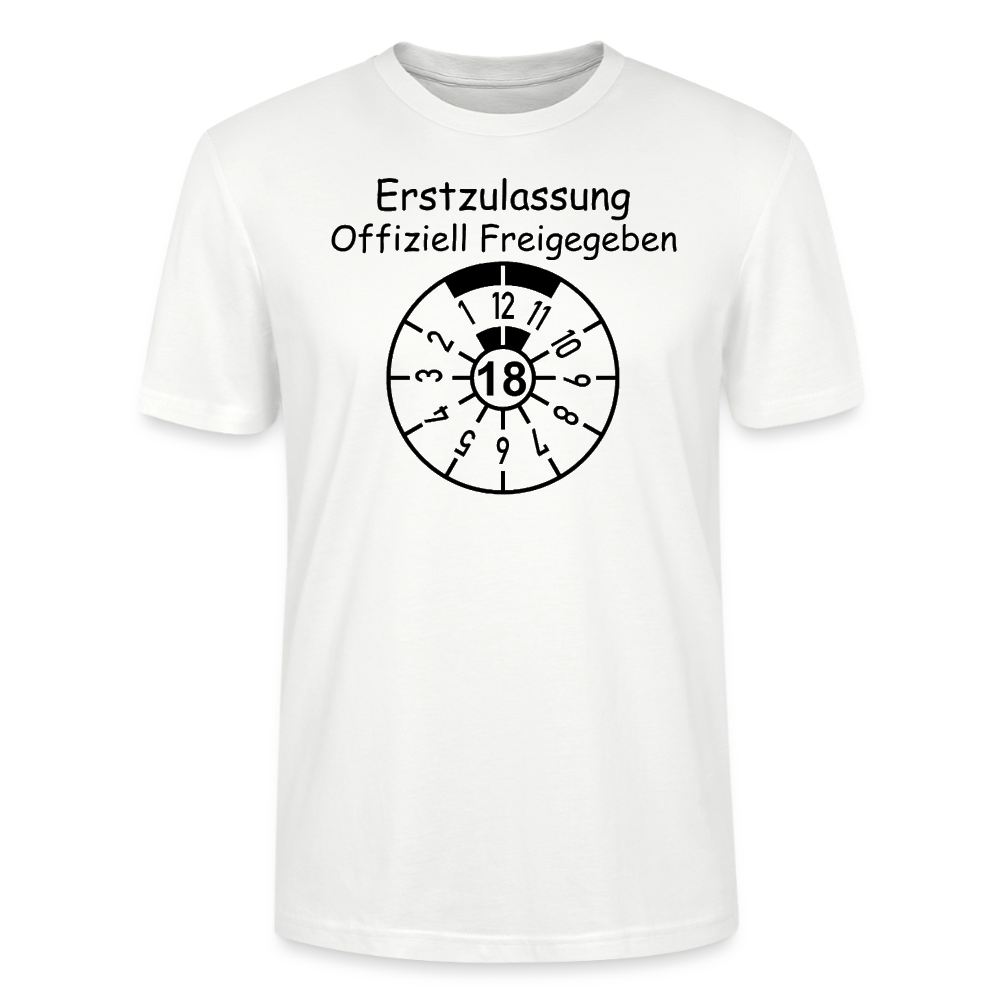 18. Geburtstag Erstzulassung offiziell freigegeben - Weiß