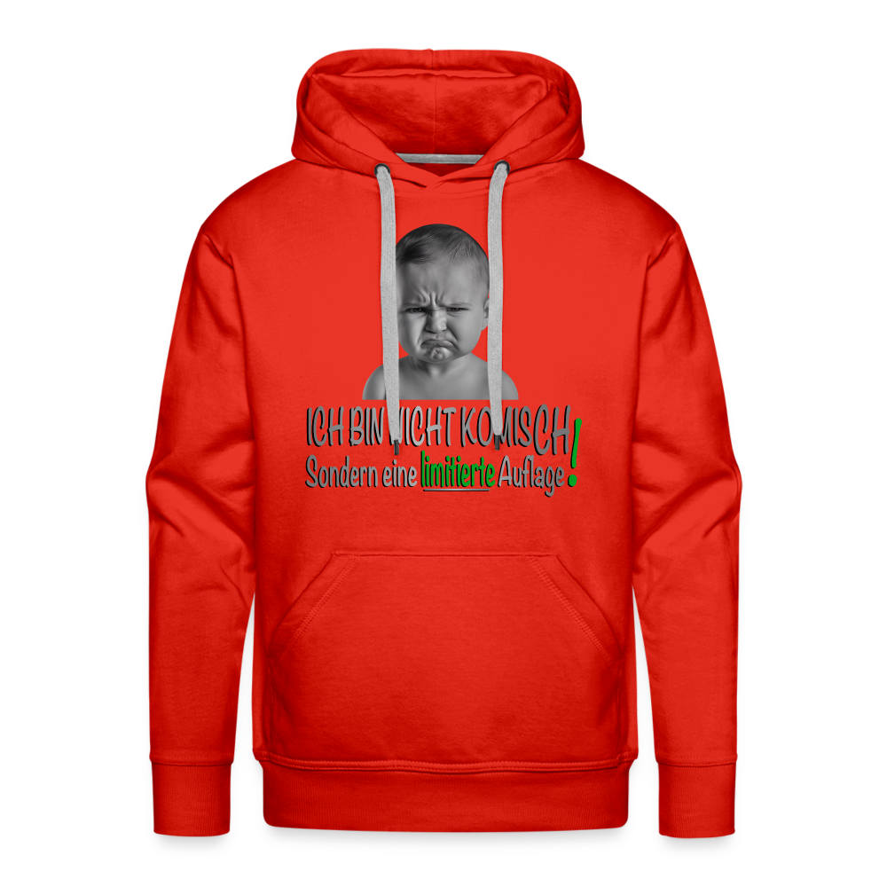 Ich bin nicht komisch Premium Hoodie - Rot