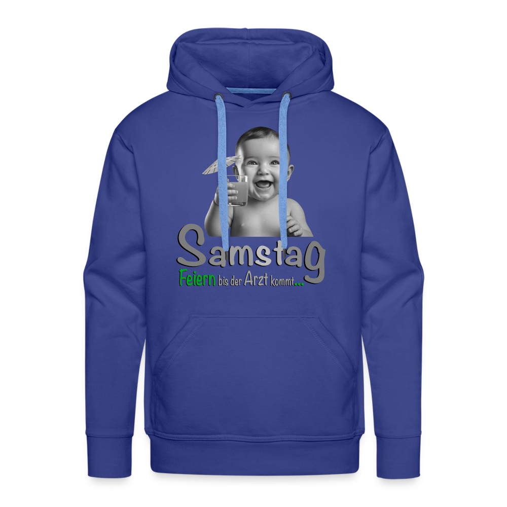 Der coole Hoodie für Samstag - Königsblau