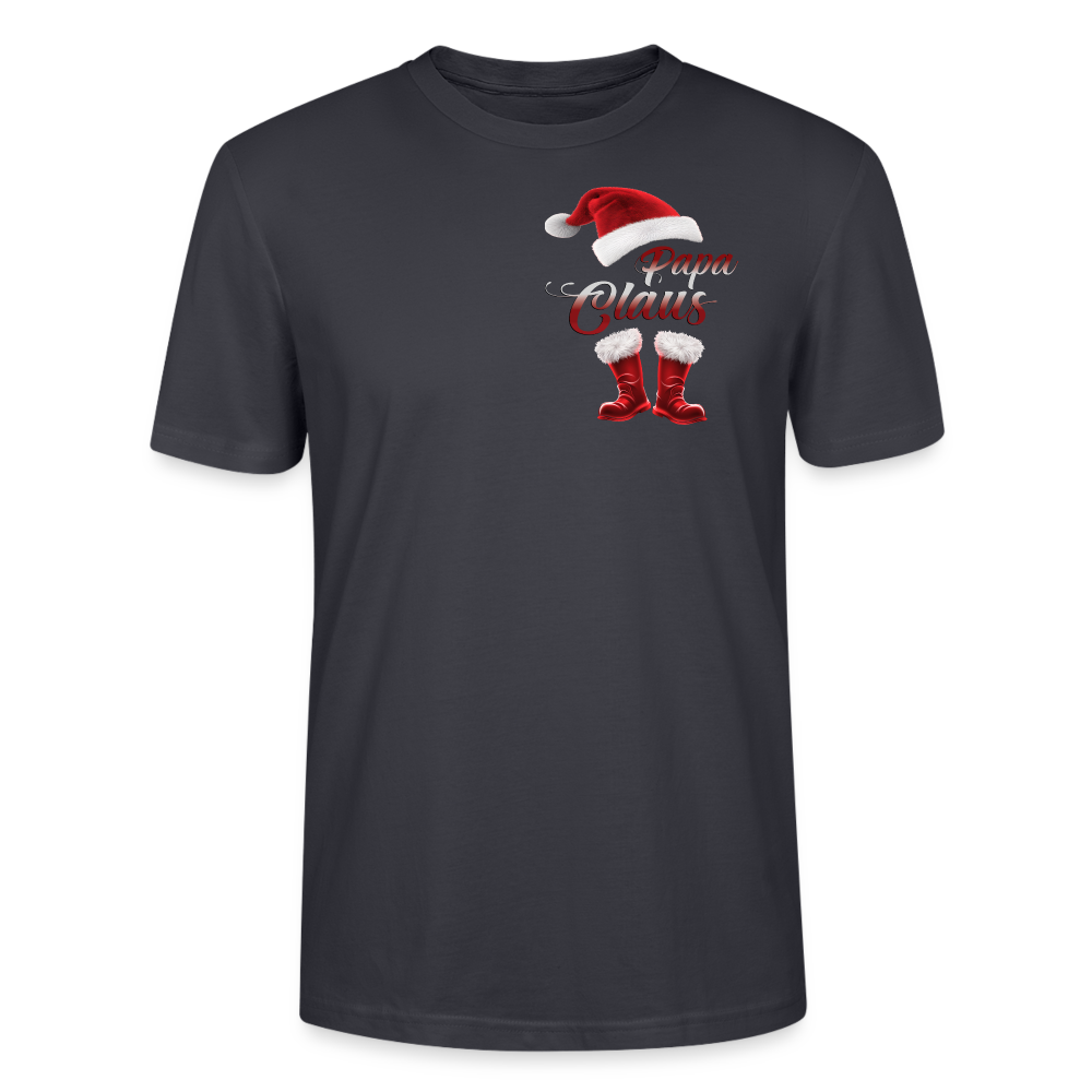 Papa Claus T-SHIRT - Dunkles Graublau