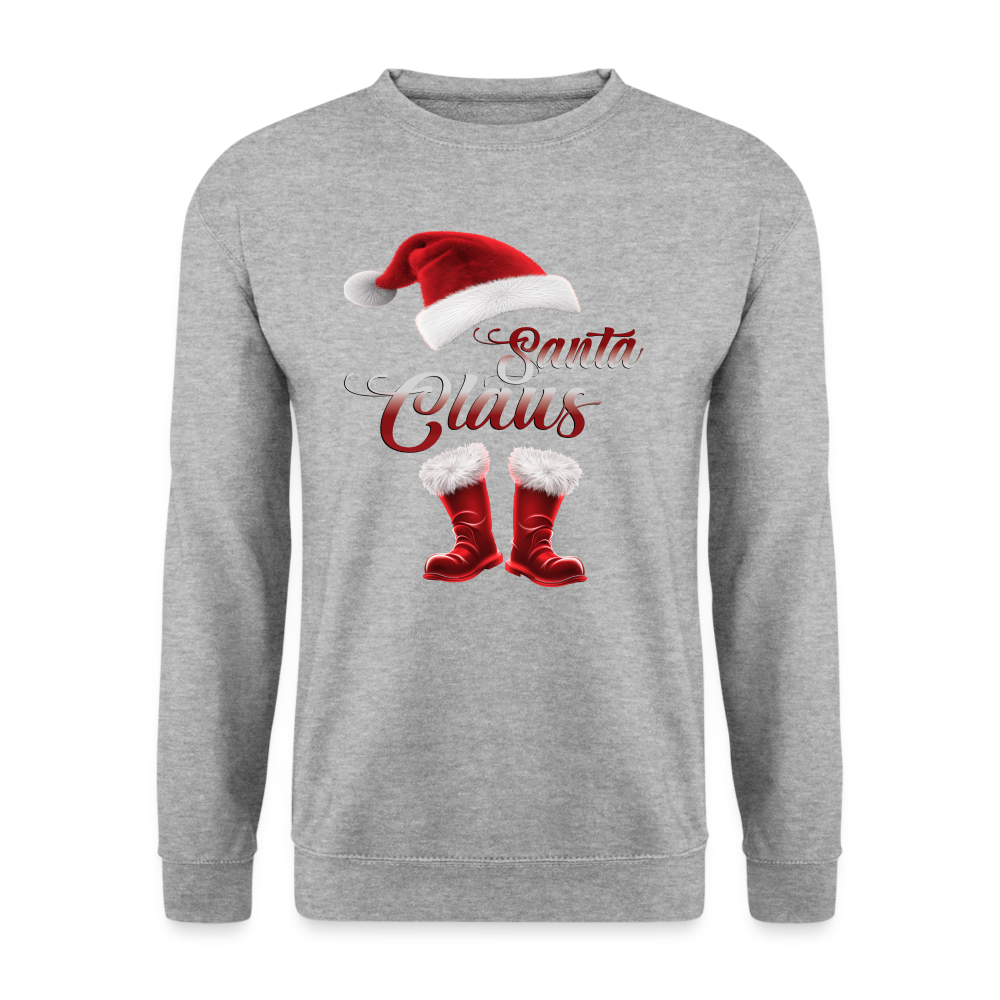 Santa Claus Pulli - Weißgrau meliert