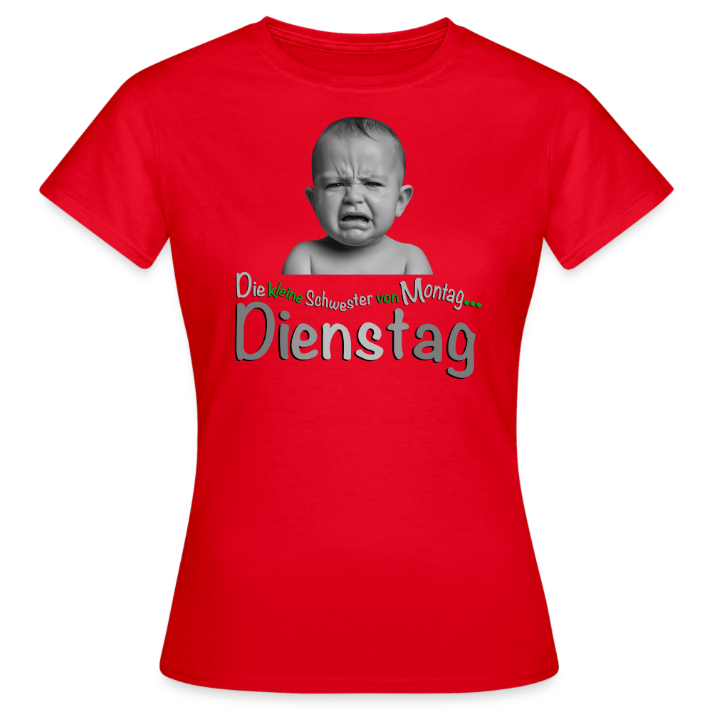 Das T-Shirt für Dienstags------- - Rot