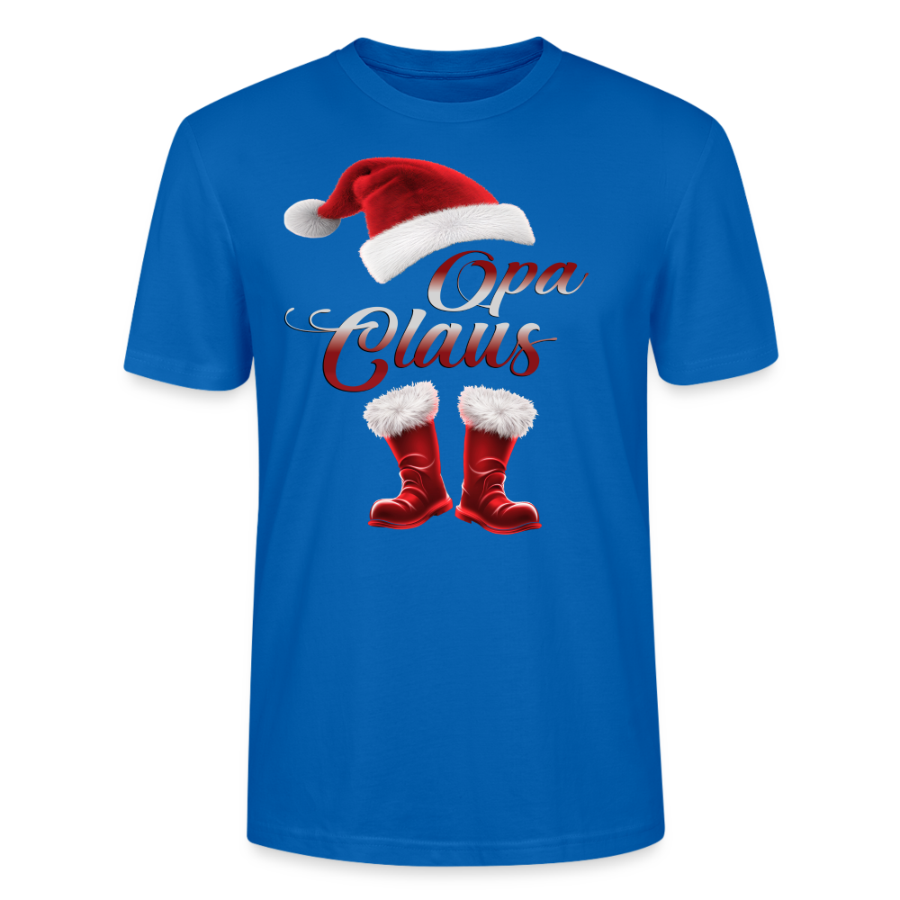 Opa Claus T-Shirt - Pfauenblau