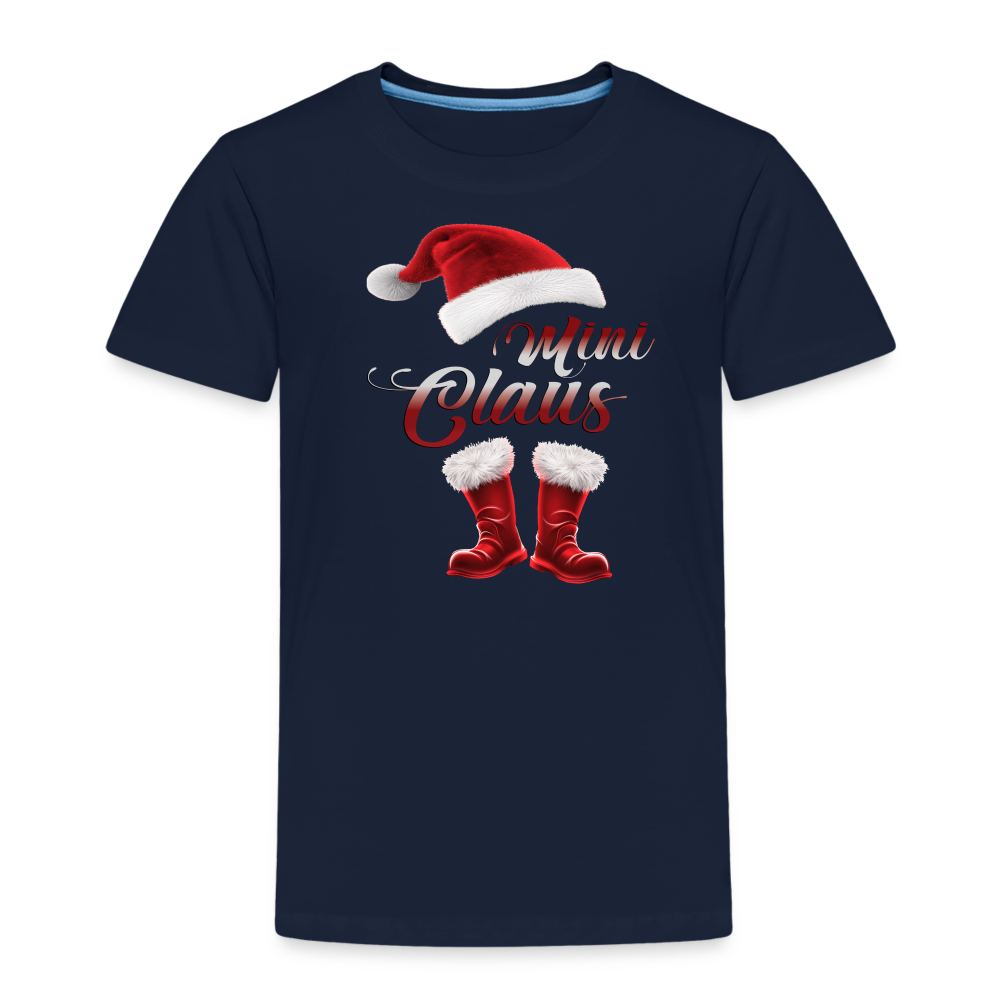 Mini Claus Kinder T-Shirt - Navy
