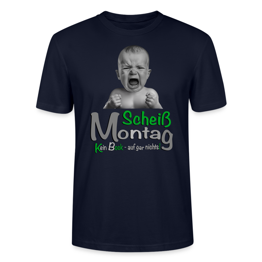Montag ist ätzend T-Shirt - Navy