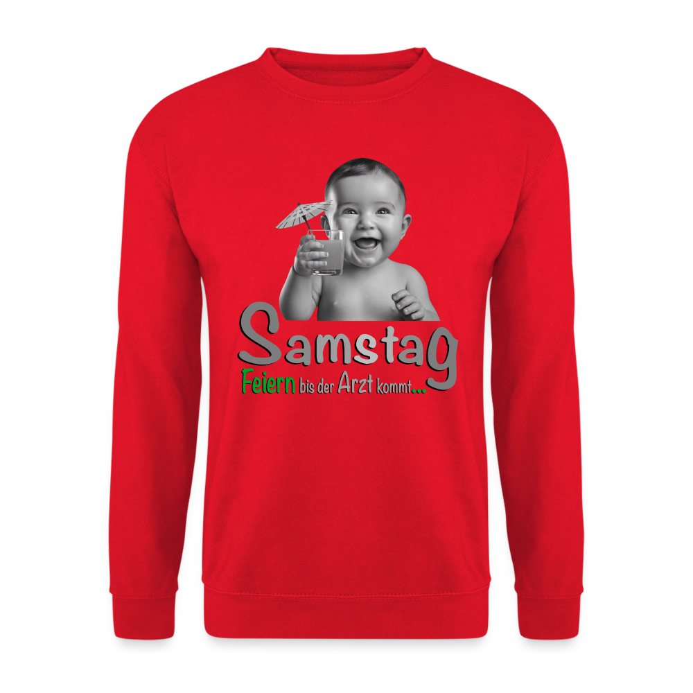 Der coole Pulli für Samstag - Rot