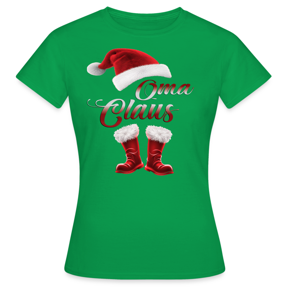 Oma Claus T-Shirt - Kelly Green