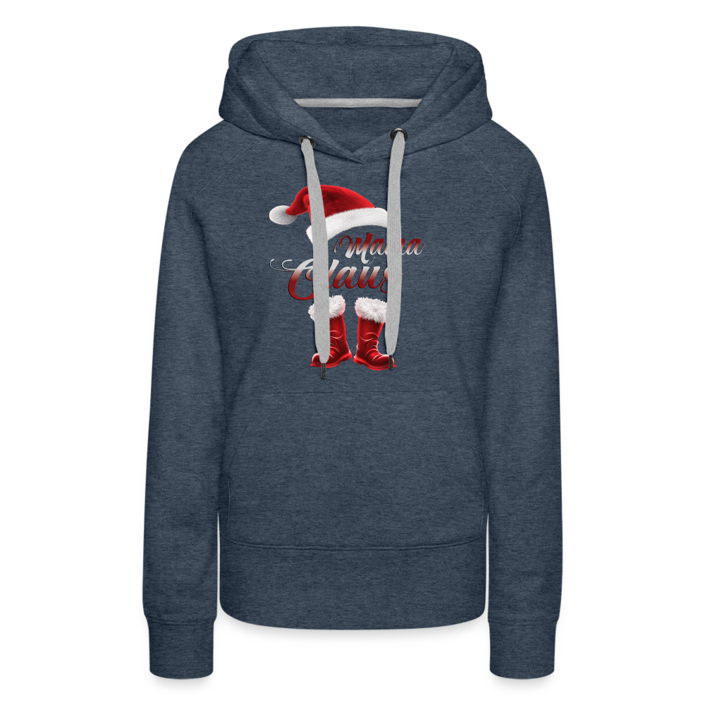 Mama Claus Premium Hoodie - Jeansblau