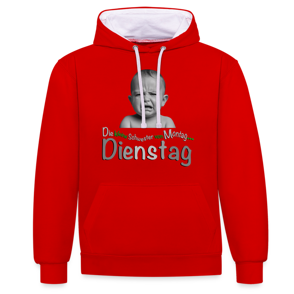 Das T-Shirt für Dienstags - Rot/Weiß