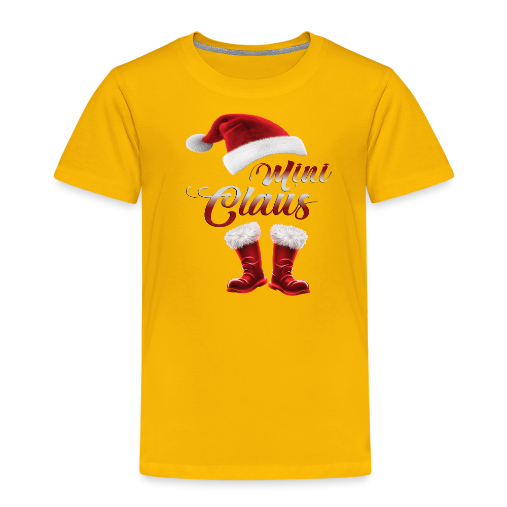 Mini Claus Kinder T-Shirt - Sonnengelb