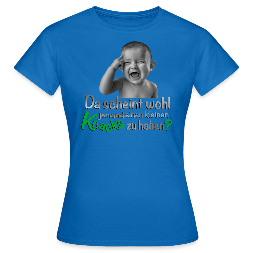 Ein Statement Shirt für die, die anders ticken! - Royalblau