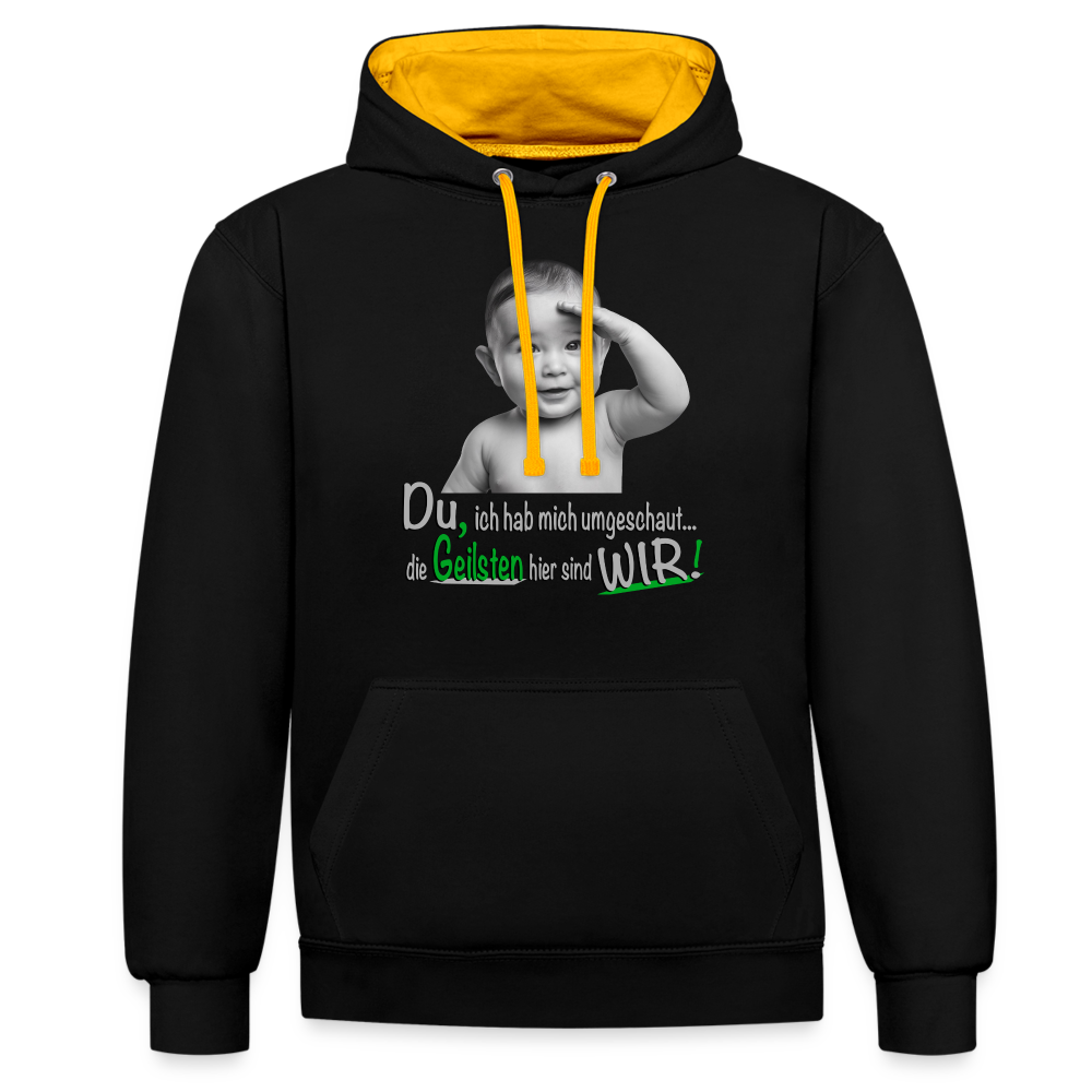 Alles richtig gemacht - Premium Hoodie 😉 - Schwarz/Gold