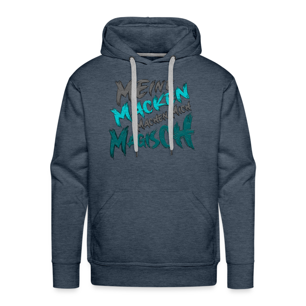 Magische Macken Premium Hoodie - Jeansblau