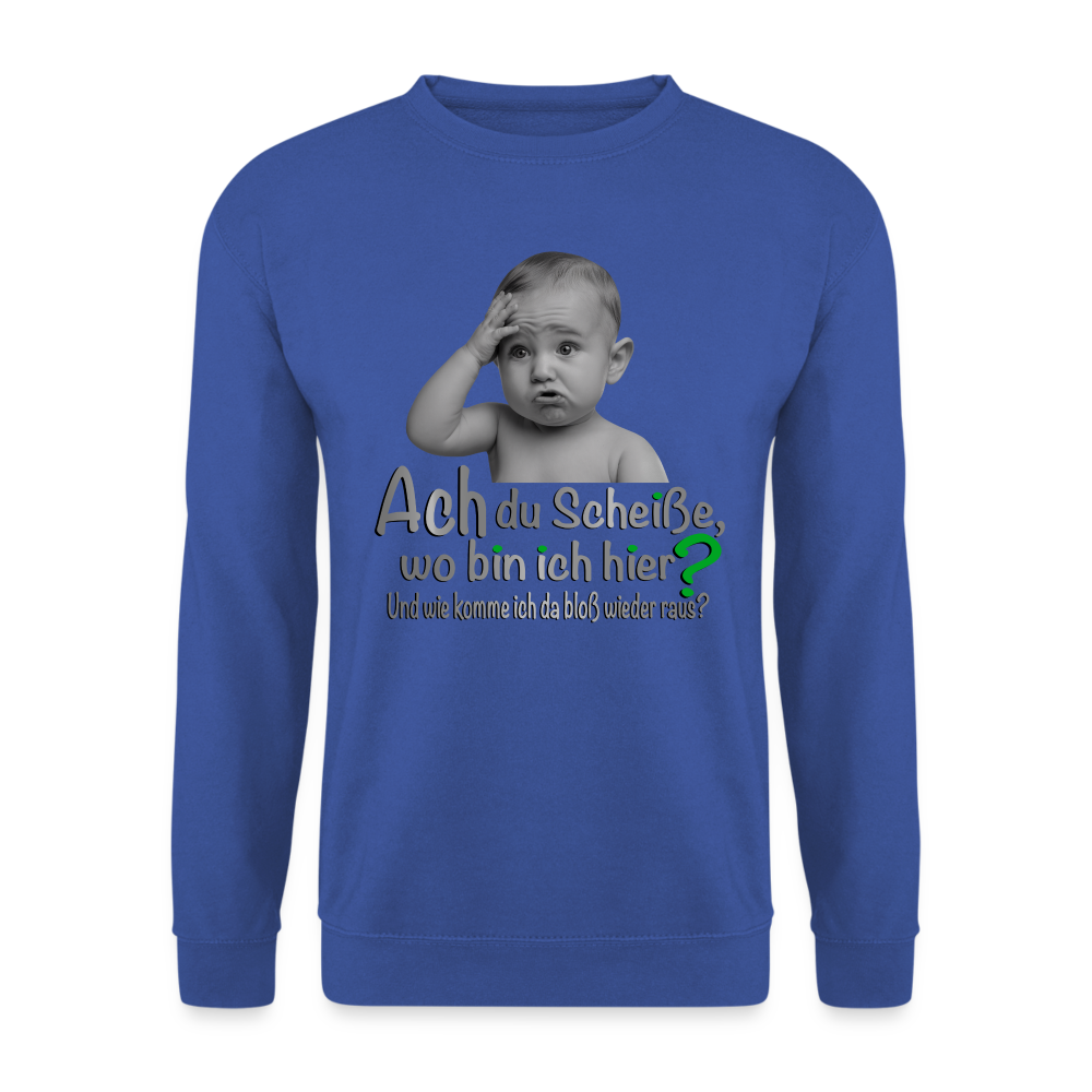 Ein Statement Shirt für die, die anders ticken - Royalblau