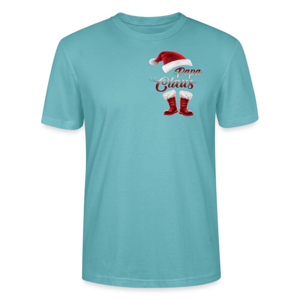 Papa Claus T-SHIRT - Pastelltürkis