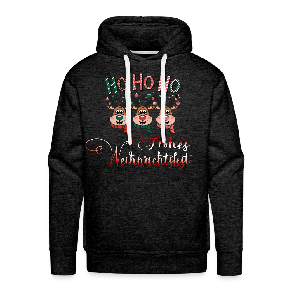 Frohes Weihnachtsfest Premium Hoodie - Anthrazit