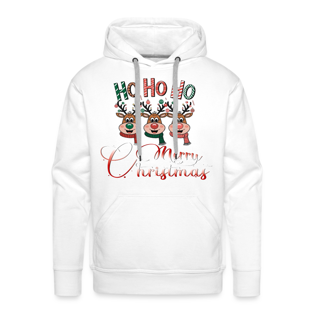 Merry Christmas Premium Hoodie - Weiß