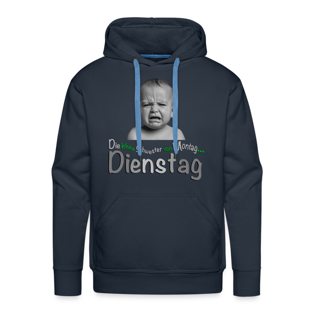 Der Hoodie für Dienstags - Navy