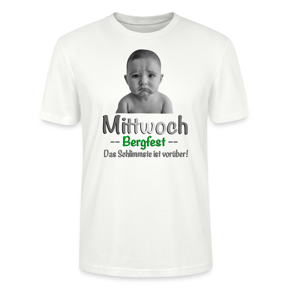 Mittwoch, endlich Bergfest - T-Shirt - Weiß