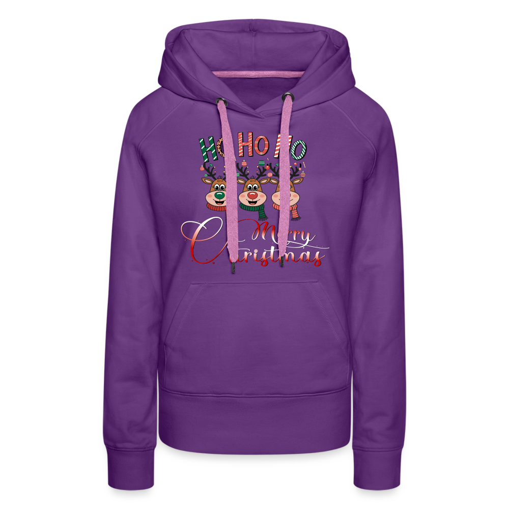 Merry Christmas Premium Hoodie - Purple