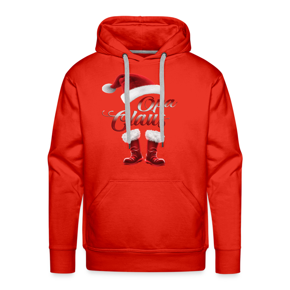 Opa Claus Premium Hoodie - Rot