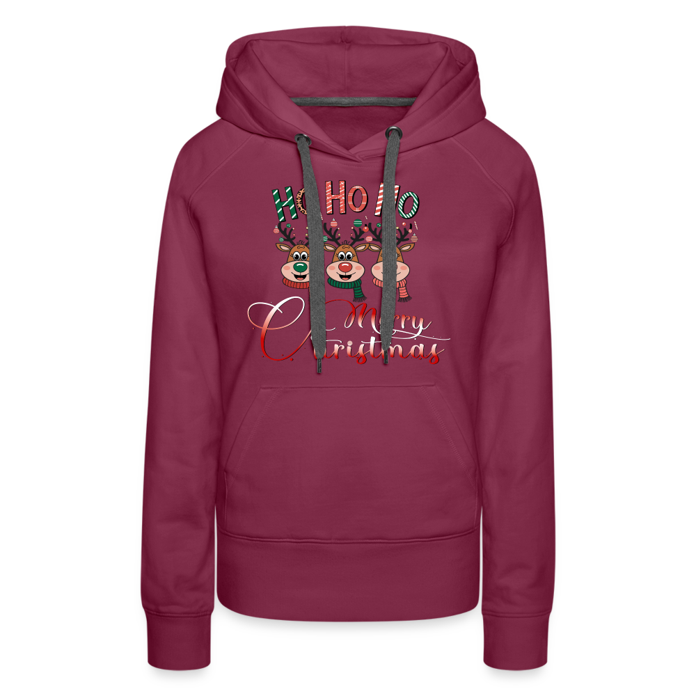 Merry Christmas Premium Hoodie - Bordeaux