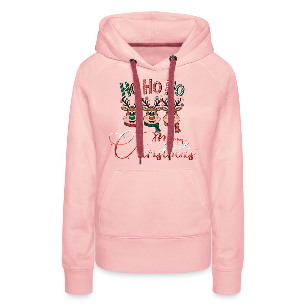 Merry Christmas Premium Hoodie - Kristallrosa