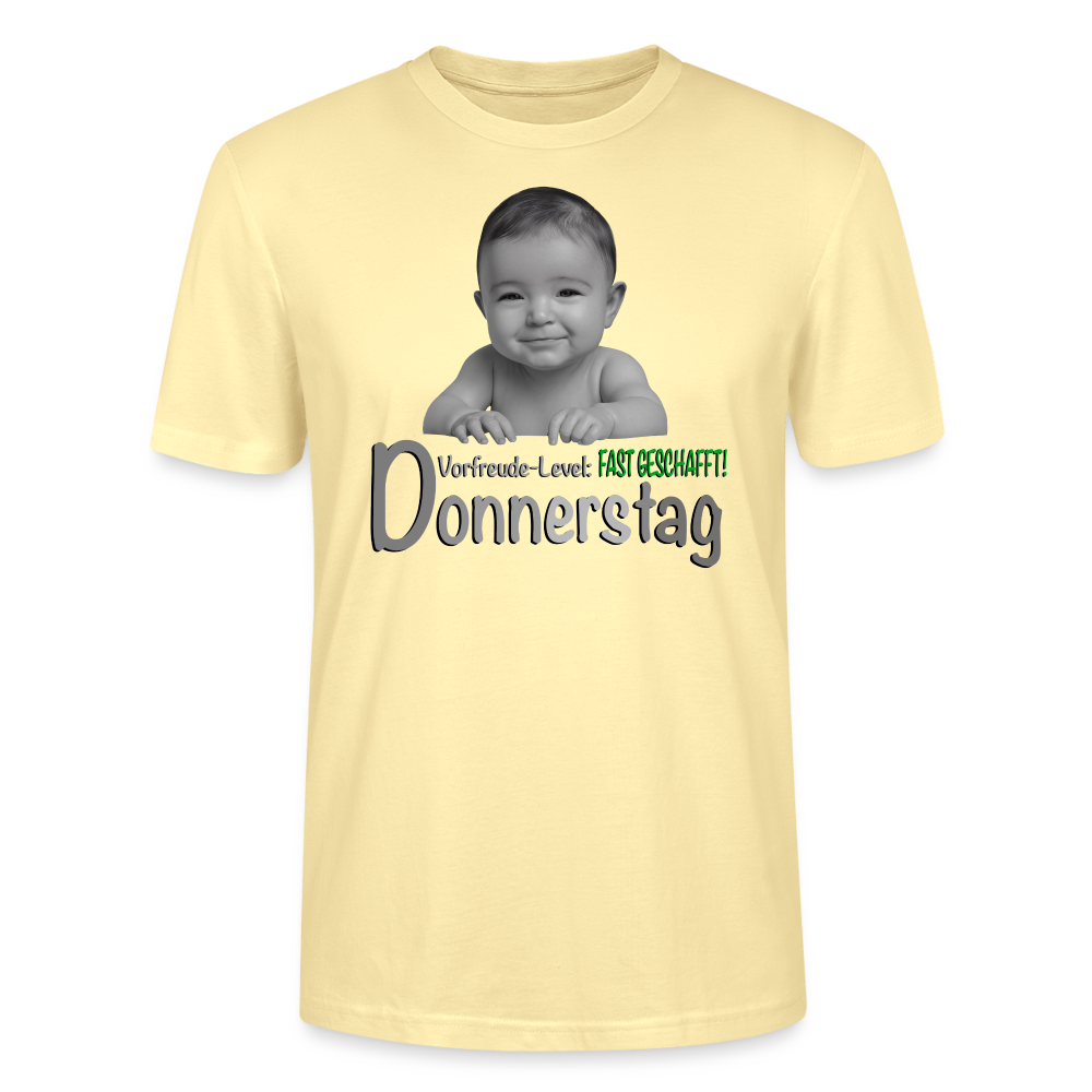 Donnerstag- Vorfreude-Level - T-Shirt - Creme