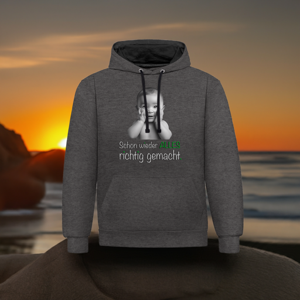 Alles richtig gemacht - Hoodie 😉