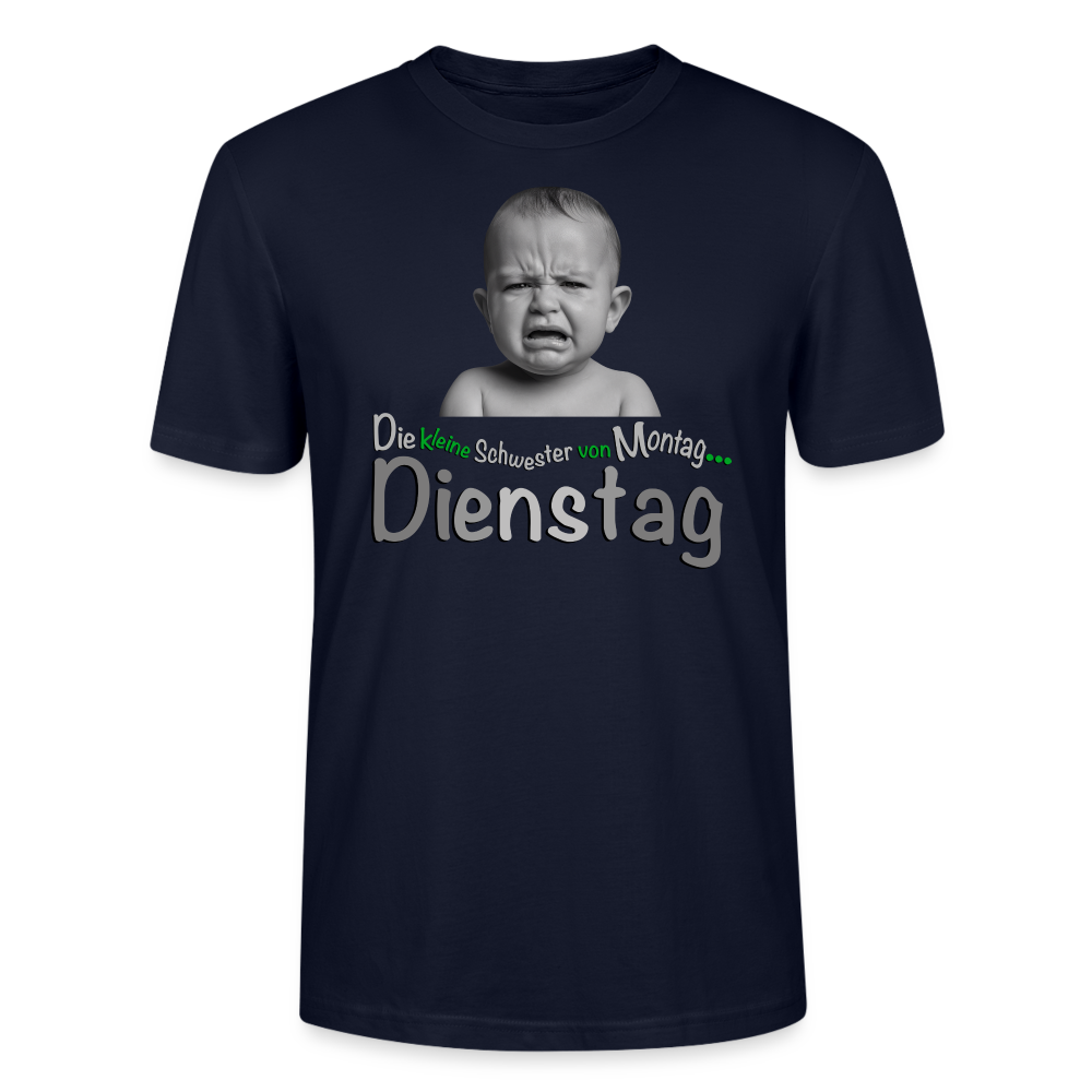 Das T-Shirt für Dienstags - Navy