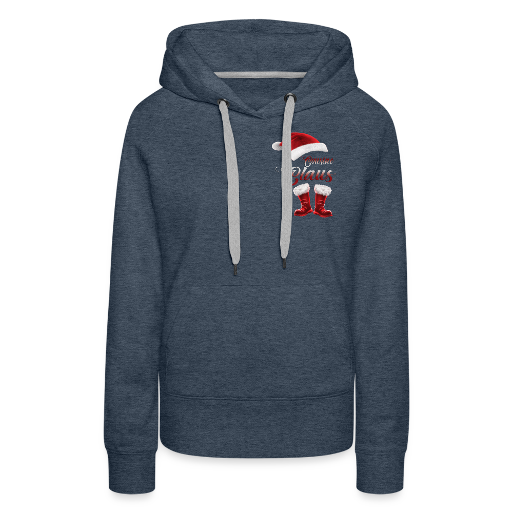 Cousine Claus Premium Hoodie - Jeansblau