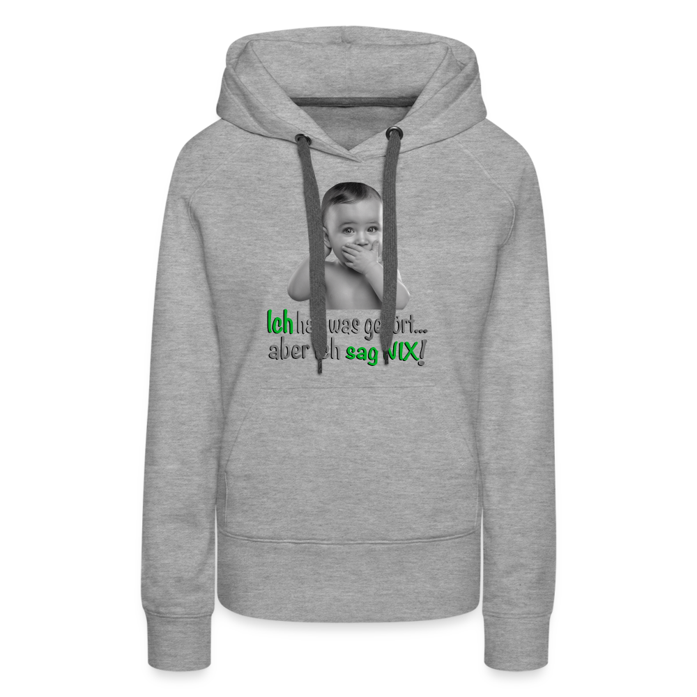 #HoodieStyle, #HoodieSeason, #StreetwearFashion, #HoodiesMitDesign, #UrbanOutfit, #FashionHoodies, #CustomHoodies, #HoodieWeather, #MotivHoodie, #ModeMitStatement - Grau meliert