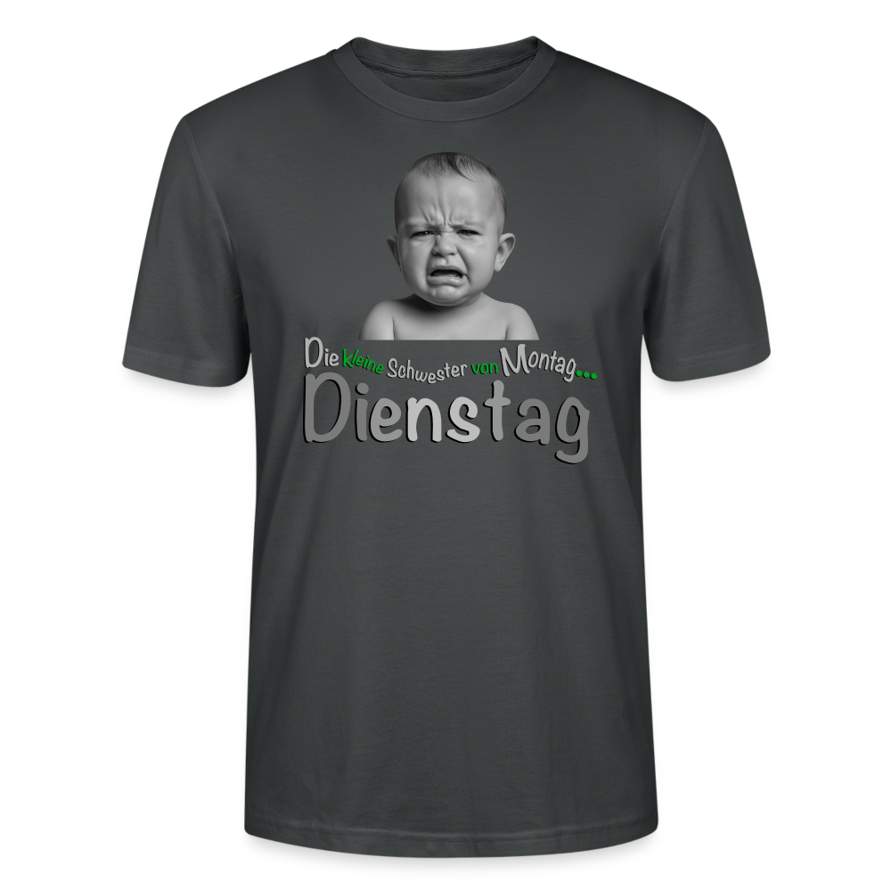 Das T-Shirt für Dienstags - Anthrazit