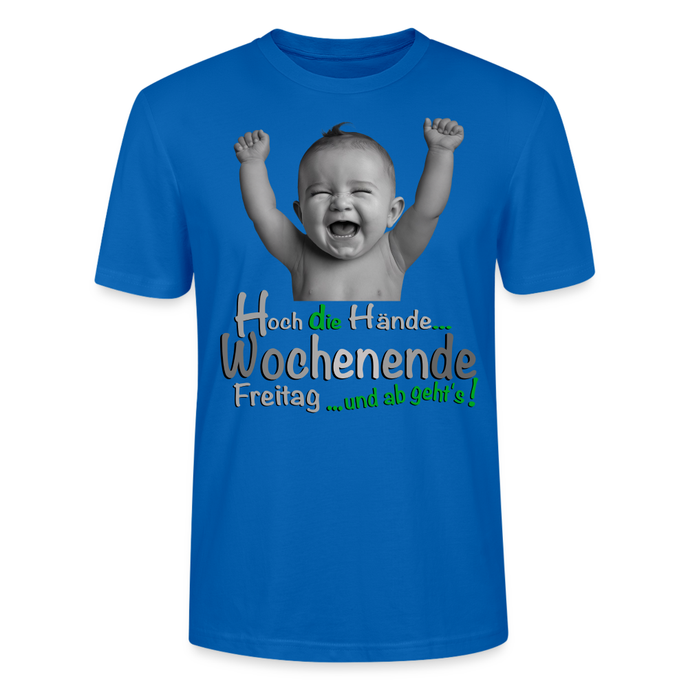 Cooles Hoch die Hände.... T-Shirt - Pfauenblau