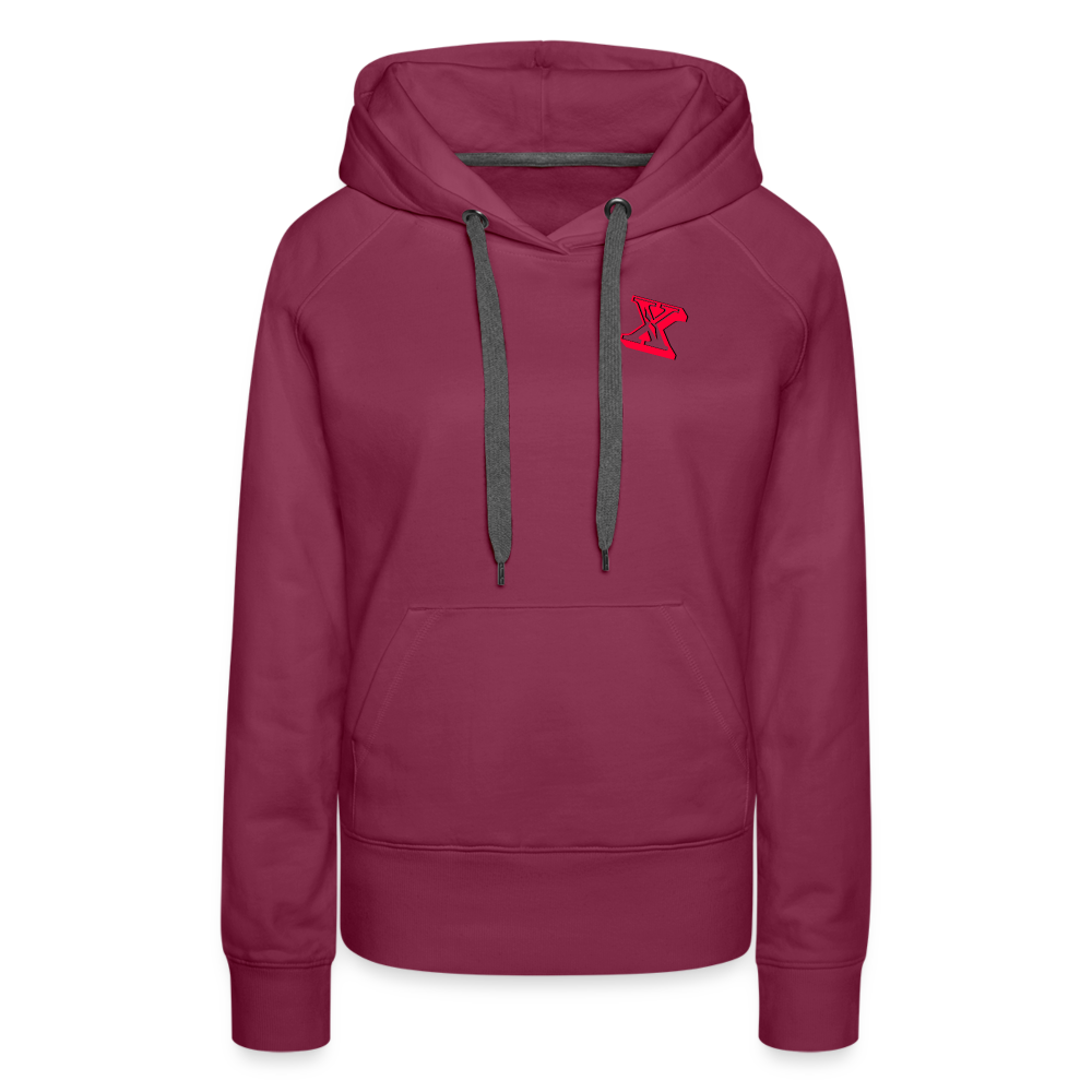 Frauen Freizeit Premium Hoodie - Bordeaux